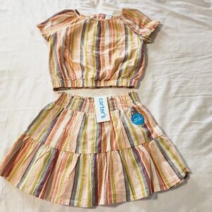 Carters Matching Top and Skirt